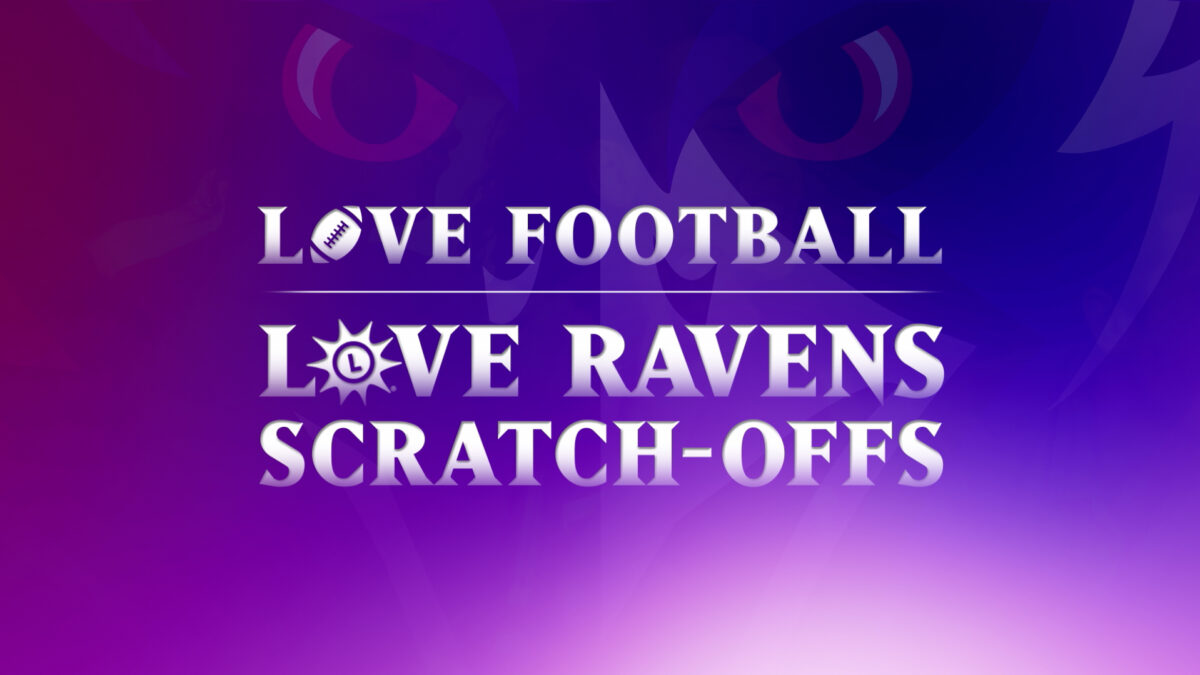 Love Football.  Love Ravens Scratch-Offs! 2020